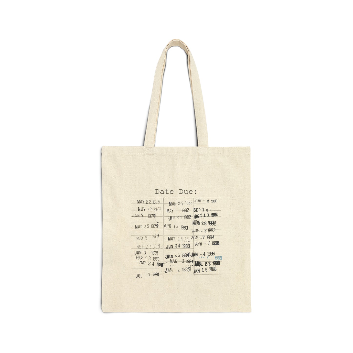 Library Date Due Tote