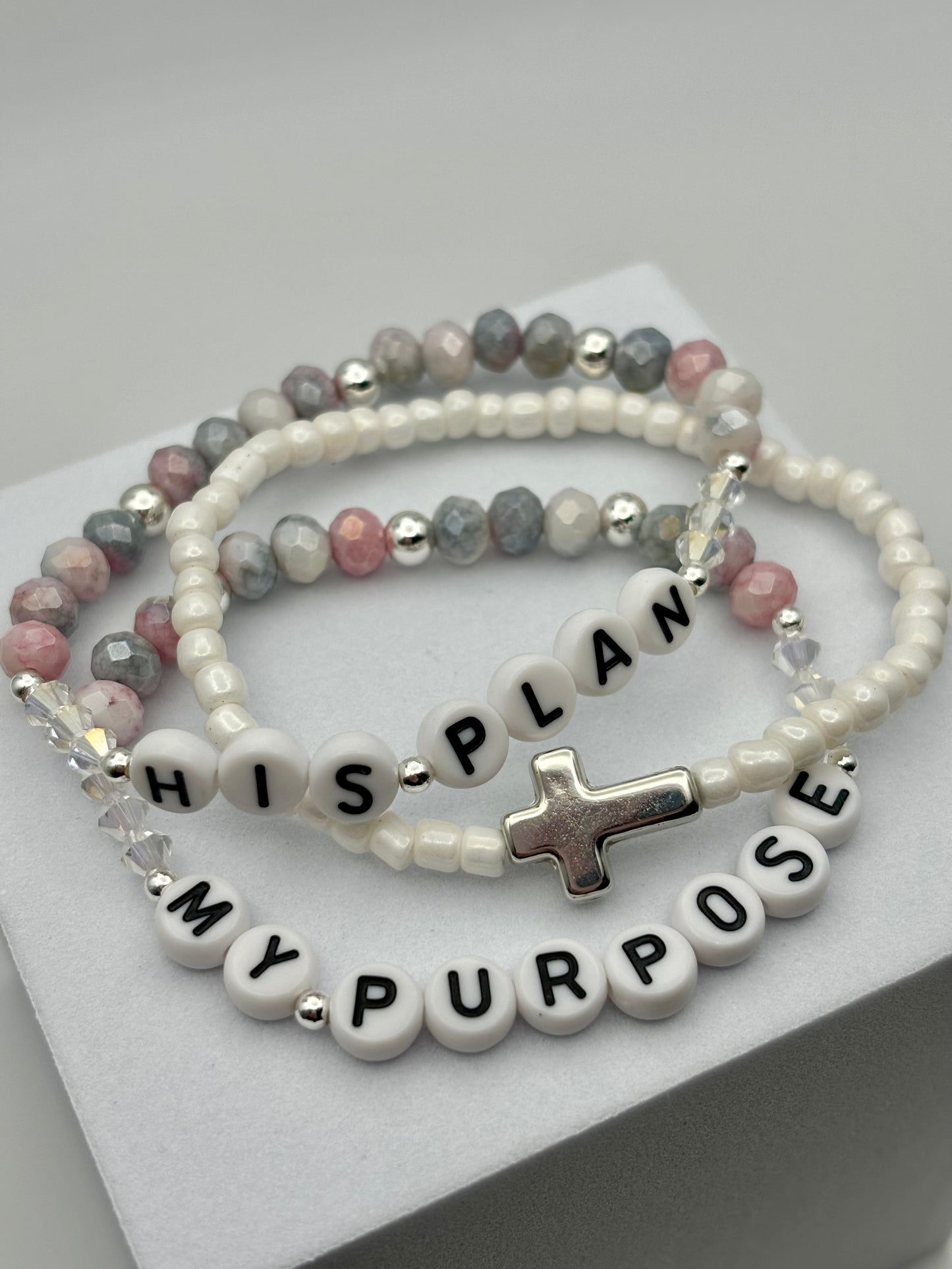 His Plan + My Purpose Bracelet Stack