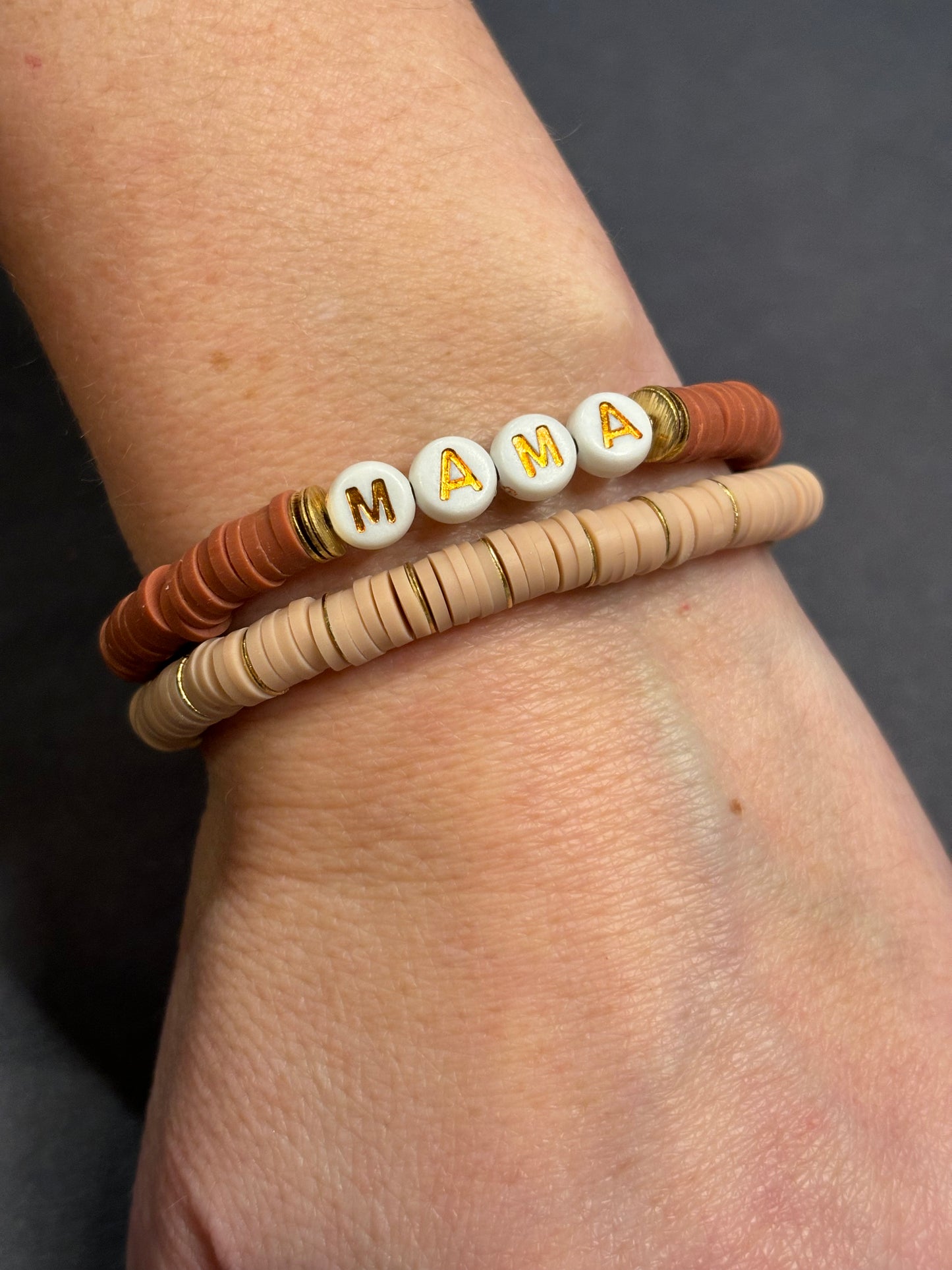 Mama bracelet stack
