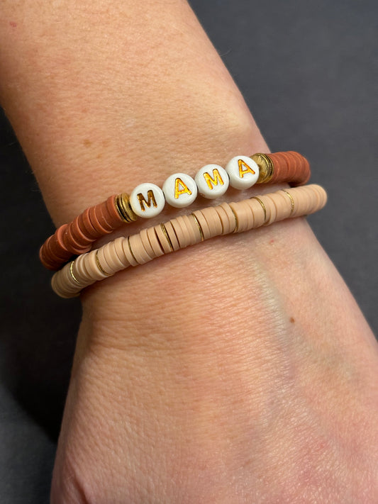 Mama bracelet stack