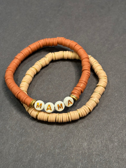 Mama bracelet stack