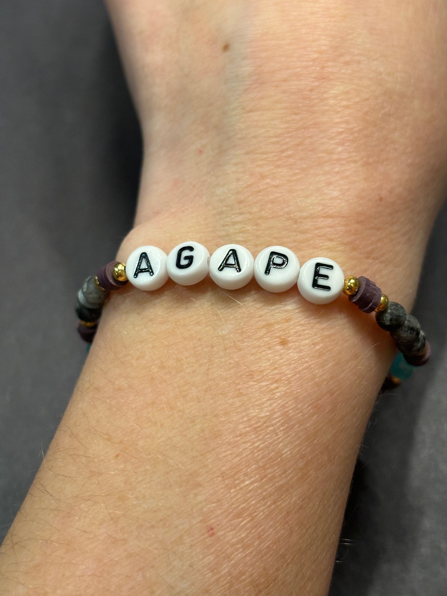 Agape stackable bracelet