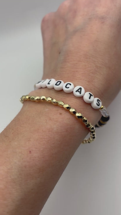 Beads for a Cause— School Spirit *But Make It Fancy* Bracelet Stack