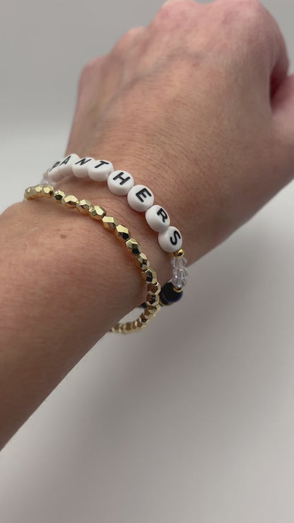 Beads for a Cause— School Spirit *But Make It Fancy* Bracelet Stack
