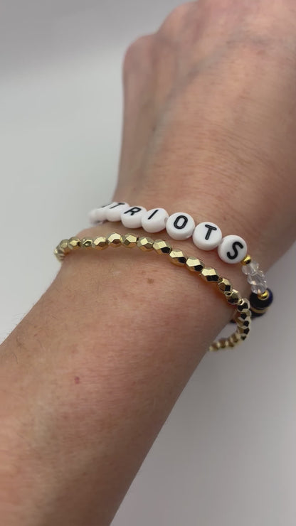 Beads for a Cause— School Spirit *But Make It Fancy* Bracelet Stack